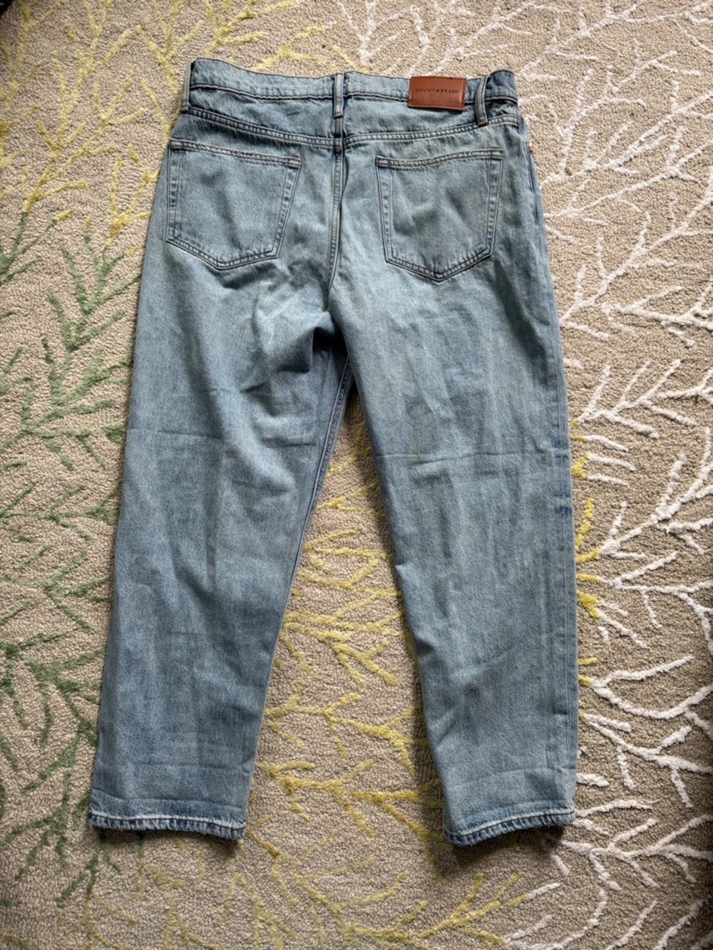 Lucky Brand boy midrise relaxed fit straight Jeans 14/32 - Picture 3 of 6